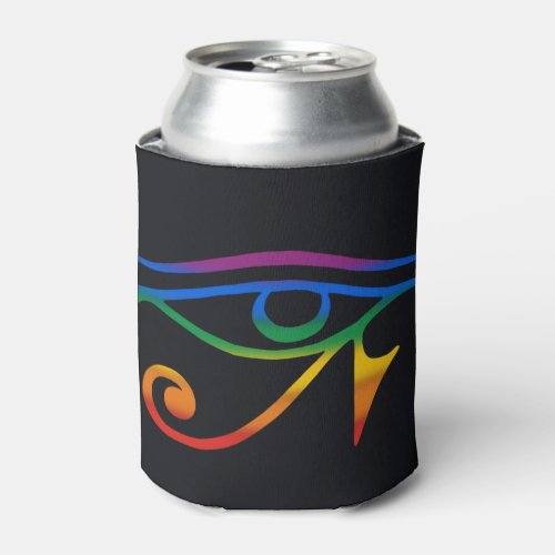 Gay Goth Pride Flag Can Cooler