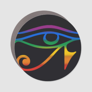 Gay Goth Pride Flag Car Magnet
