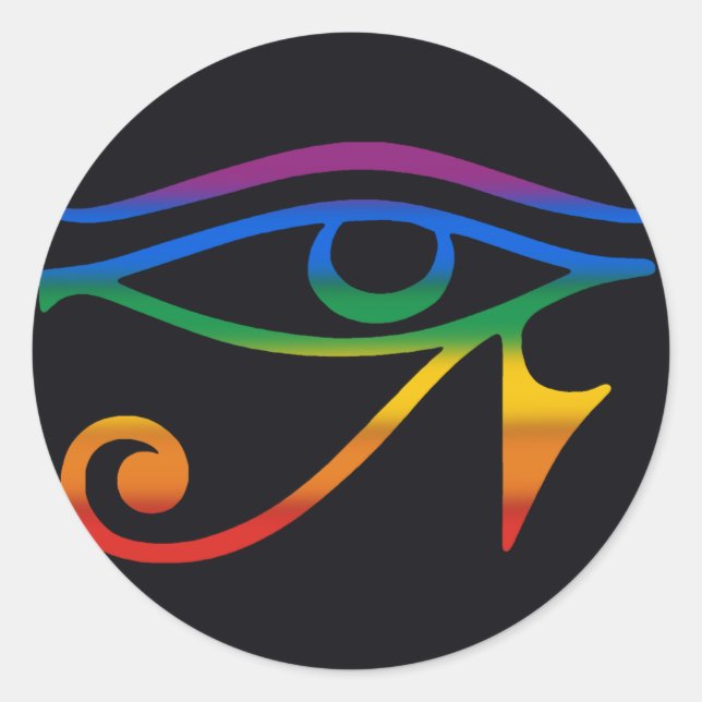 Gay Goth Pride Flag Classic Round Sticker (Front)