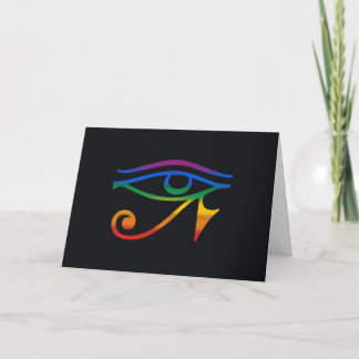 Gay Goth Pride Flag Holiday Card