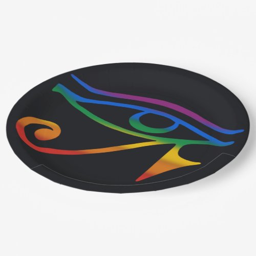 Gay Goth Pride Flag Paper Plates