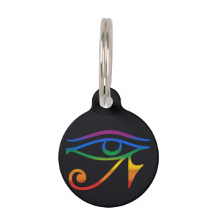 Gay Goth Pride Flag Pet ID Tag