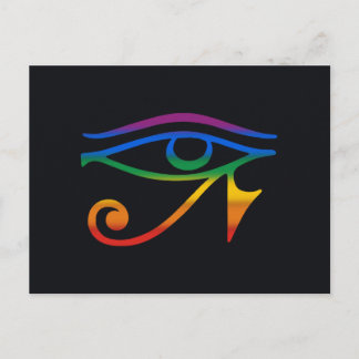 Gay Goth Pride Flag Postcard