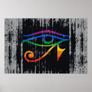 GAY GOTH PRIDE FLAG POSTER
