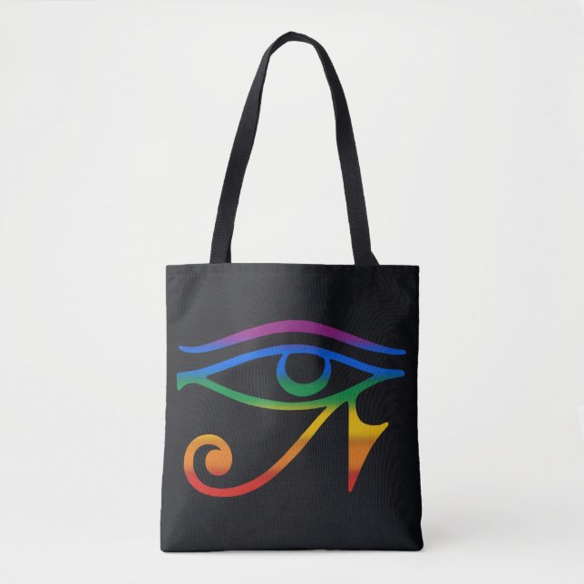 Gay Goth Pride Flag Tote Bag (Front)