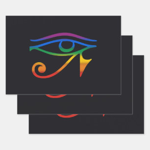 Gay Goth Pride Flag Wrapping Paper Sheets