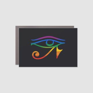 Gay Goth Pride House Flag Car Magnet