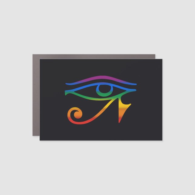 Gay Goth Pride House Flag Car Magnet (Front)