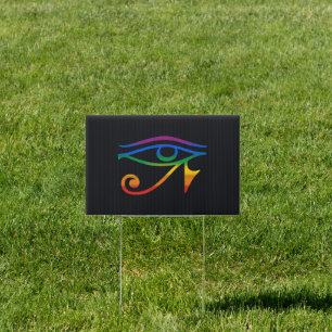 Gay Goth Pride House Flag Sign
