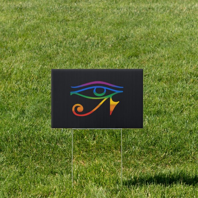 Gay Goth Pride House Flag Sign (Insitu)