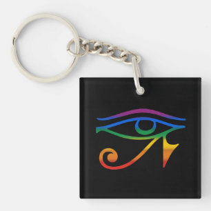 Gay Goth Pride Keychain