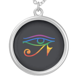 GAY GOTH PRIDE SILVER PLATED NECKLACE