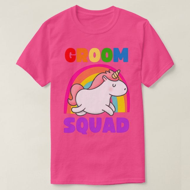 GAY GROOM SQUAD LGBT BACHELOR PARTY Classic TShirt (Design Front)