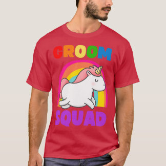 GAY GROOM SQUAD LGBT BACHELOR PARTY T-Shirt