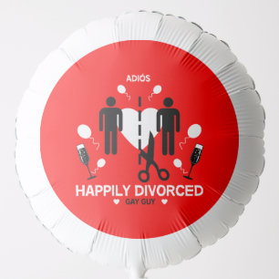 Gay Guy Divorce Survivor Mug Balloon