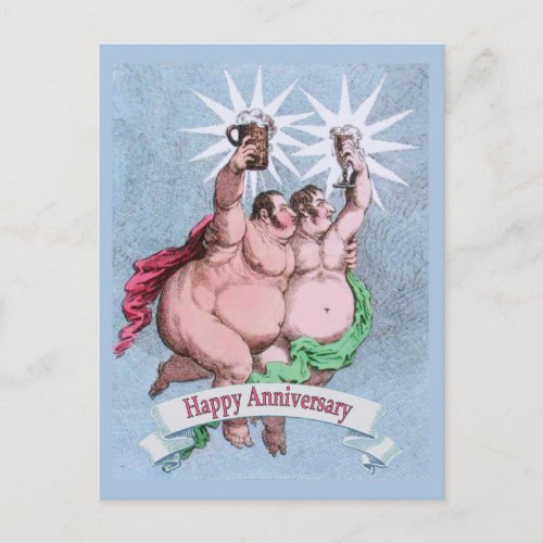 Gay Happy Anniversary Postcard