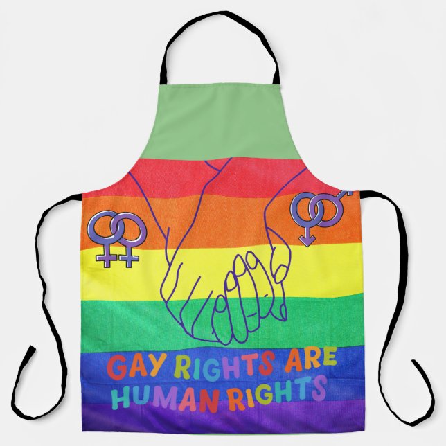 Gay have rights apron (Front)