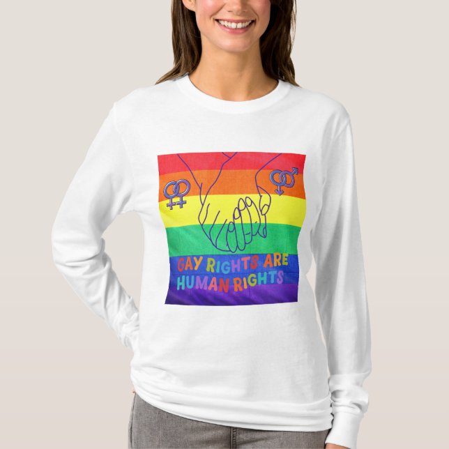 Gay have rights T-Shirt (Front)