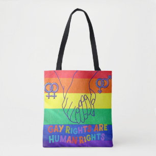 Gay have rights tote bag