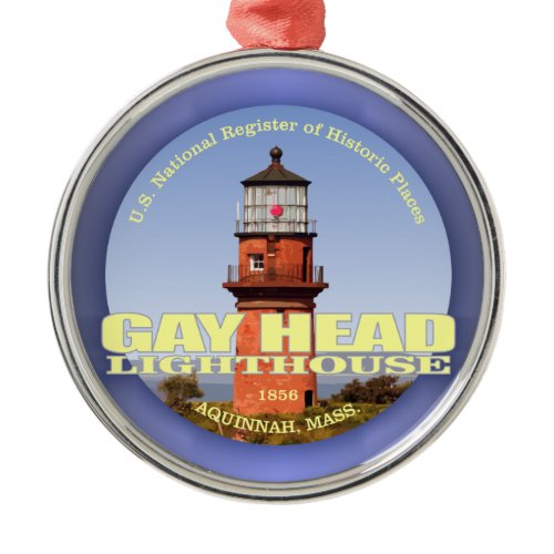 Gay Head Light Metal Ornament