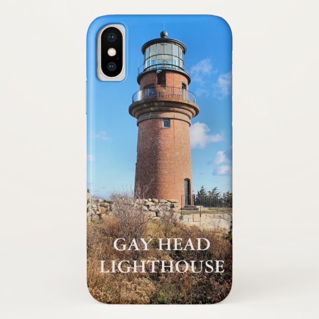 Gay Head Lighthouse, MA iPhone X Case (Back)