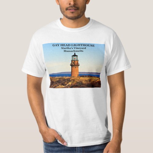 Gay Head Lighthouse Marthas Vineyard MA T_Shirt
