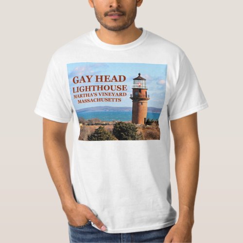 Gay Head Lighthouse Marthas Vineyard MA T_Shirt