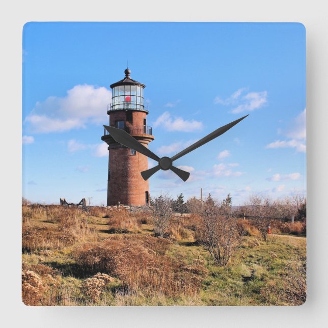 Gay Head Lighthouse, Martha's Vineyard Wall Clock (Front)