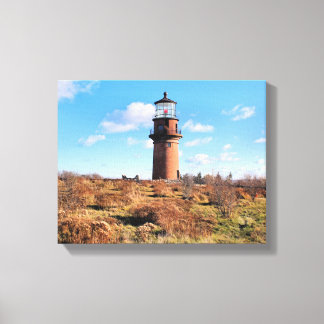 Gay Head Lighthouse, Massachusetts Wrapped Canvas Print
