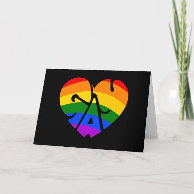 Gay Heart Card (Front)
