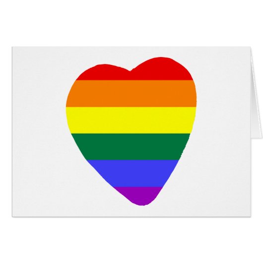 Gay Heart Cards (Front Horizontal)