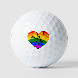 Gay Heart Golf Balls