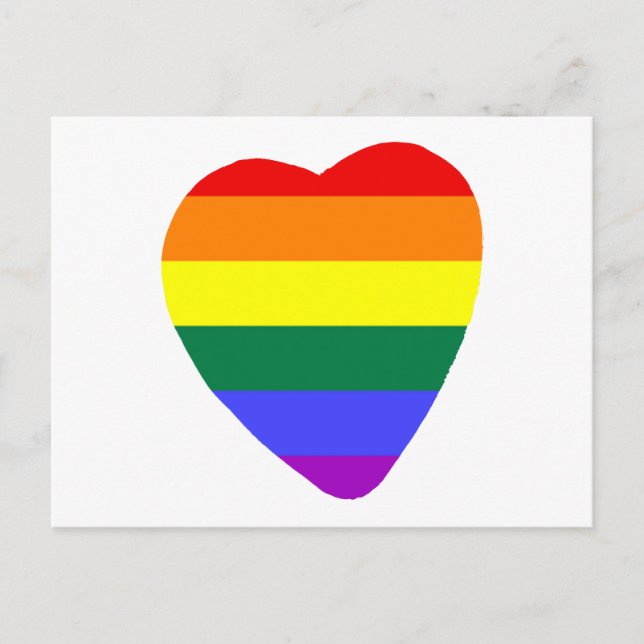 Gay Heart Postcard (Front)