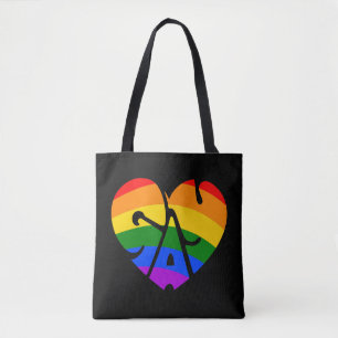 Gay Heart Tote Bag