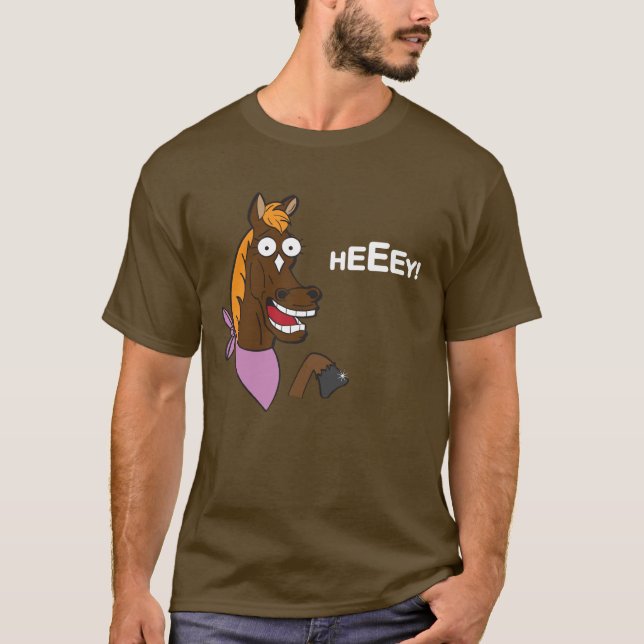 Gay Horse (white text) T-Shirt (Front)