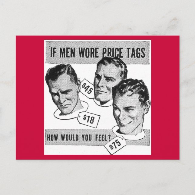 Gay humor, from the "Oops Files". Postcard (Front)