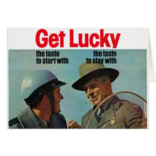 Gay humor from the past. Unintentional? Cards (Front Horizontal)