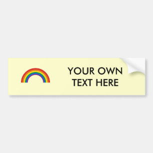 Gay Humor rainbow pride true Bumper Sticker