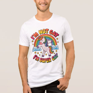 Gay Im Super Gay Sublimation-60681 Tri-Blend Shirt