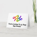 Gay Invitation at Zazzle