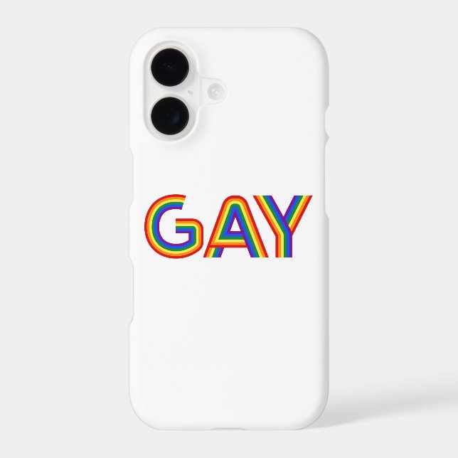 GAY IPHONE CASE (Back)