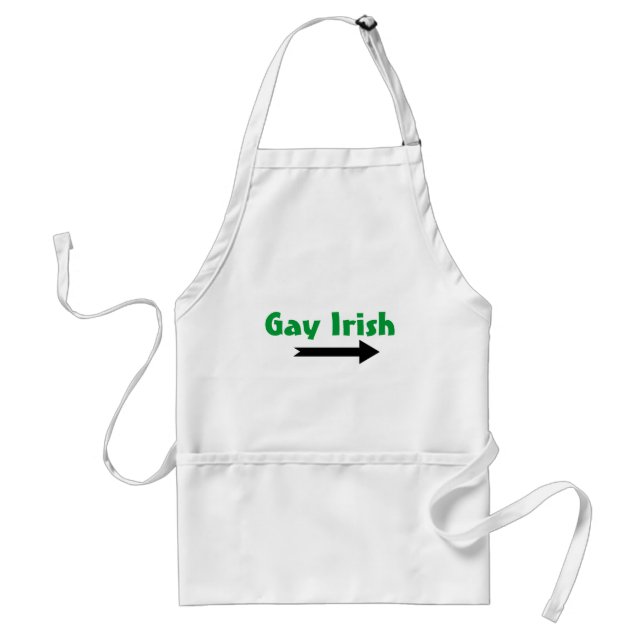 Gay Irish Adult Apron (Front)