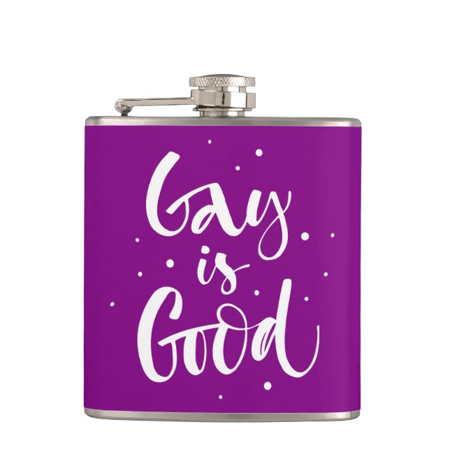 Gay is Good Flask (Front)