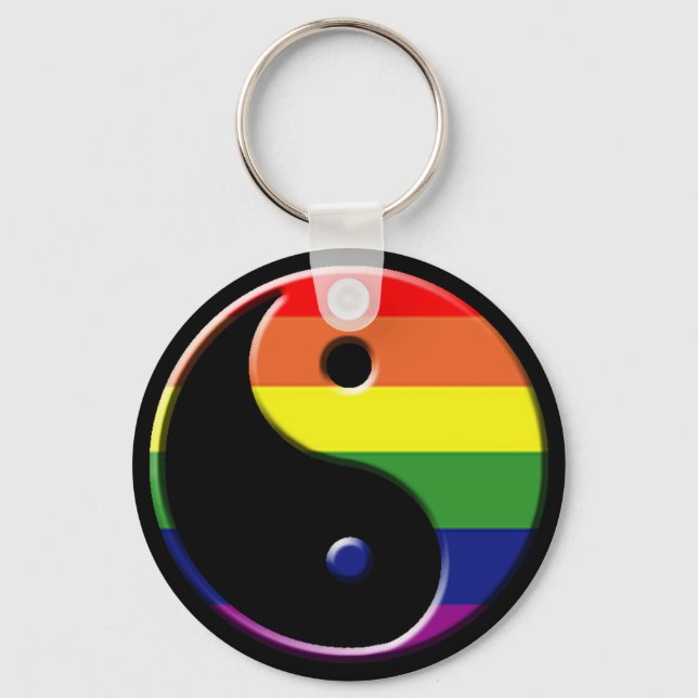 GAY Keychains - Ying Yang 04 (Front)