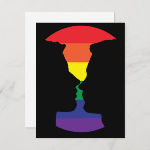 Gay Kiss Greeting Card