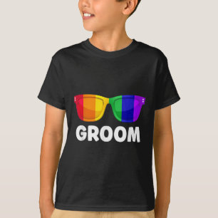 Gay Lesbian Bachelor Party Groom Wedding Tee Lgbt