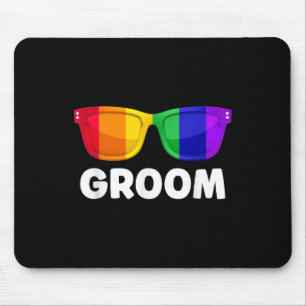 Gay Lesbian Bachelor Party Groom Wedding Tee Lgbt Mouse Pad