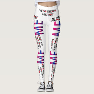 Gay,Lesbian,Bi,Trans,Queer,Asexual I AM ME Legging