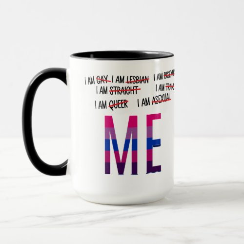 GayLesbianBiTransQueerAsexual I AM ME Mug