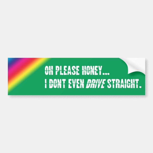 Gay/Lesbian Bumper Sticker (Front)